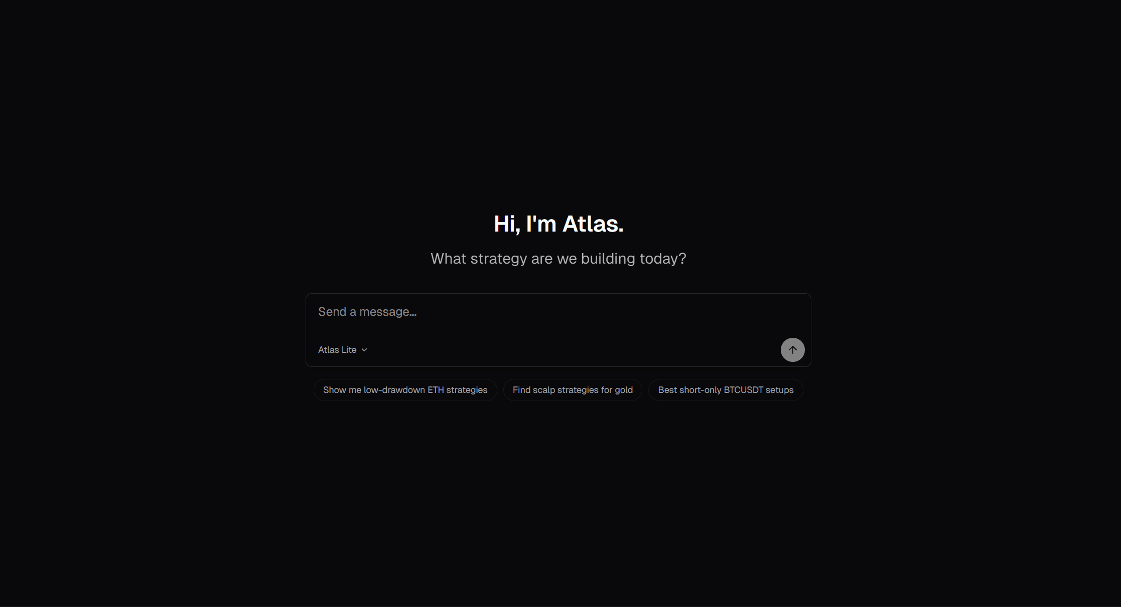 Introducing Atlas, The AI Backtesting Agent That Finds You Trading Strategies in Minutes